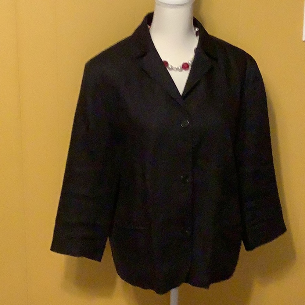 Talbots Irish linen jacket